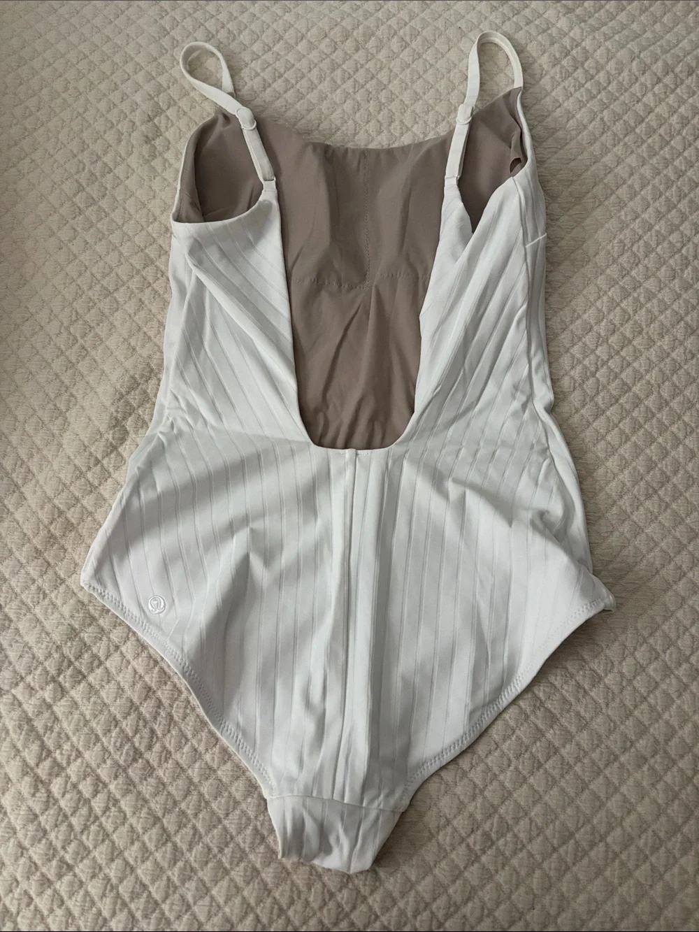 lululemon athletica White Ribbed One-Piece